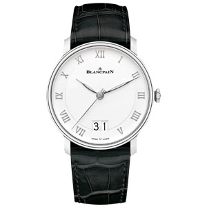 [스페셜오더]BLANCPAIN-블랑팡 빌레레 그랜드 데이트 스틸 화이트다이얼 워치 40mm