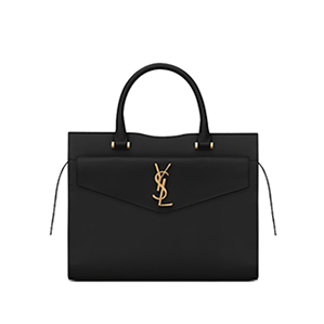 [스페셜오더]SAINT LAURENT-557653 생 로랑 블랙 송아지 가죽 업다운 토트백