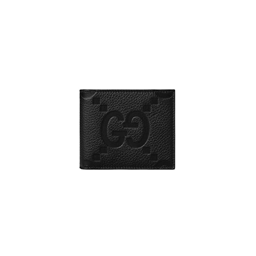 [스페셜오더]GUCCI-739475  1000 구찌 블랙 점보 GG 가죽 지갑