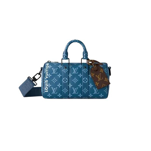 [스페셜오더]LOUIS VUITTON-M46803 루이비통 블루 모노그램 키폴 반둘리에 25