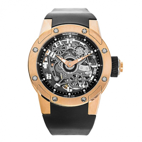 [스페셜오더][V9 Factory]RICHARD MILLE-리차드 밀 RM 63-01 Dizzy Hands 18K 레드 골드 에디션 42.7mm