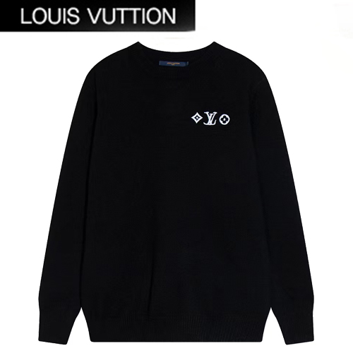 LOUIS VUITTON-080911 루이비통 블랙 니트 코튼 스웨터 남여공용