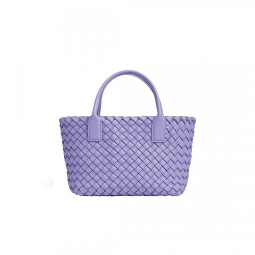 [스페셜오더]BOTTEGA VENETA-709464 보테가 베네타 퍼플 인트레치아토 미니 까바 토트백 #홍콩명품쇼핑몰