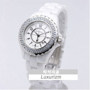 샤넬 J12 Ladies watch 블루 다이아