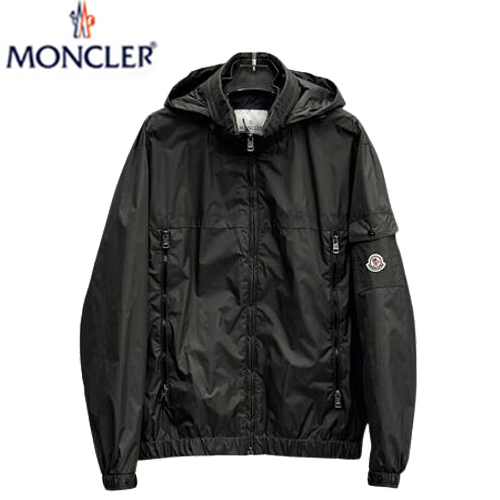 MONCLER-032012 몽클레어 다크 그레이 나일론 바람막이 후드 재킷 남여공용