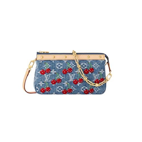 [스페셜오더]LOUIS VUITTON-M13994 루이비통 블루 모노그램 데님 LV x TM 포쉐트 악세수아
