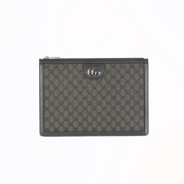 [스페셜오더]GUCCI-674078 1244 구찌 그레이/블랙 GG 오피디아 포트폴리오 케이스 34cm