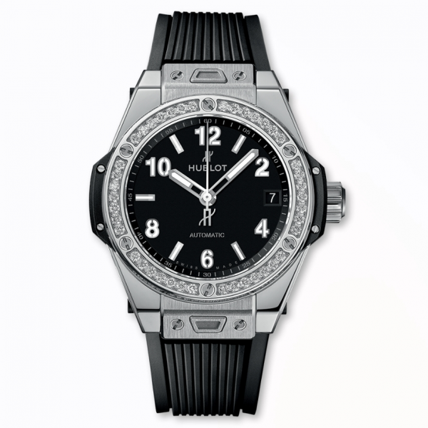 [스페셜오더][MS]HUBLOT-위블로 빅뱅 원 클릭 스틸 블랙 다이아몬드 39mm