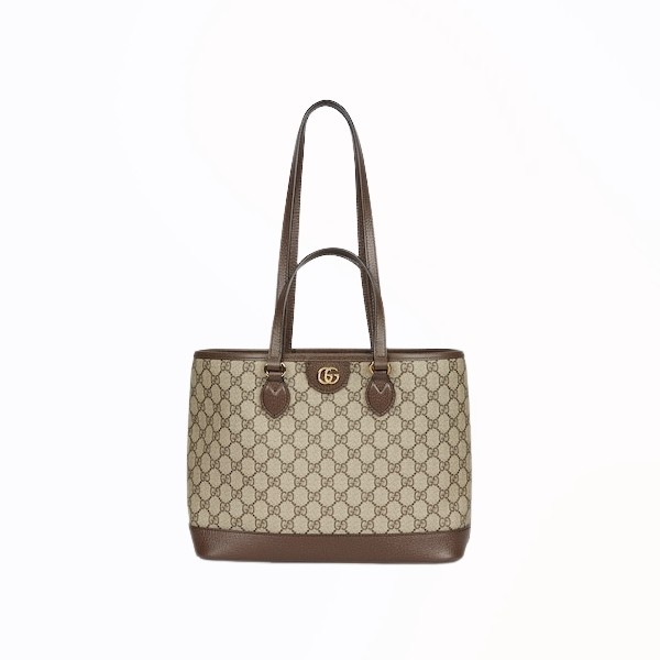 [스페셜오더]GUCCI-765043 8358 구찌 베이지/에보니 GG 오피디아 미니 토트백 31cm