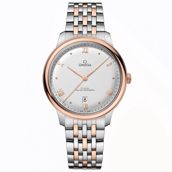 [스페셜오더][GT]OMEGA-오메가 드 빌 프레스티지 세드나골드 데이트 실버다이얼 40mm