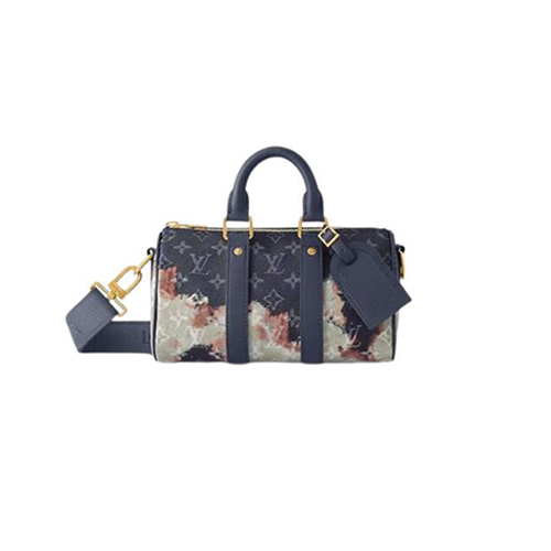 [스페셜오더]LOUIS VUITTON-M46804 루이비통 잉크 블루 모노그램 블리치 키폴 반둘리에 25