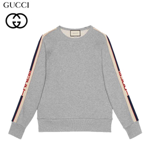 GUCCI-522846 1295 구찌 그레이 코튼 Gucci 스트라이프 스웨트셔츠