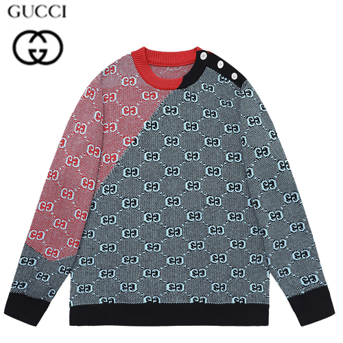 GUCCI-012414 구찌 레드/블랙 니트 코튼 GG 스웨터 남여공용