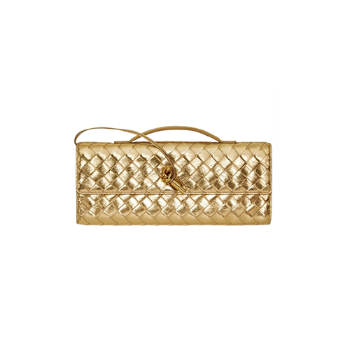 [스페셜오더]BOTTEGA VENETA-741511 보테가 베네타 골드 안디아모 클러치