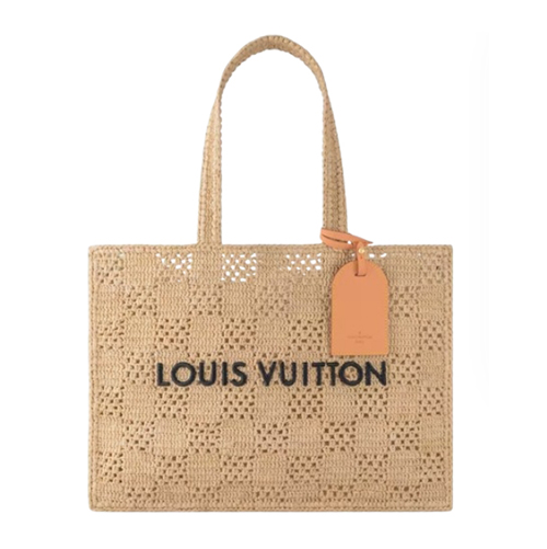 [스페셜오더]LOUIS VUITTON-M25008 루이비통 다미에 라피아 썸머 쇼퍼 토트 MM