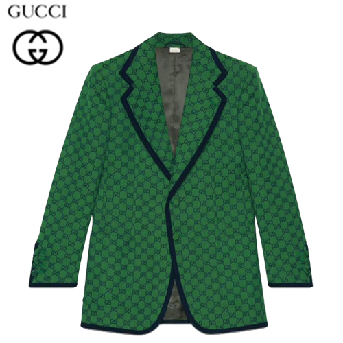 GUCCI-644367 3344 구찌 그린/블루 GG 캔버스 쟈켓 남여공용