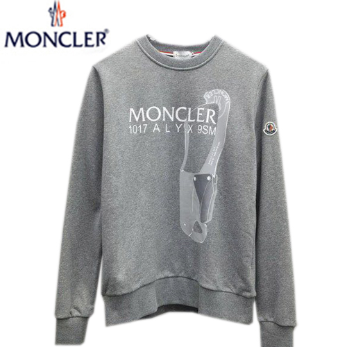 MONCLER-081714 몽클레어 그레이 프린트 장식 스웨트셔츠 남성용