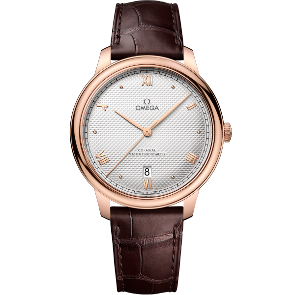 [스페셜오더][MKF]OMEGA-오메가 드 빌 프레스티지 데이트 세드나골드 실버다이얼 워치 40mm 316L