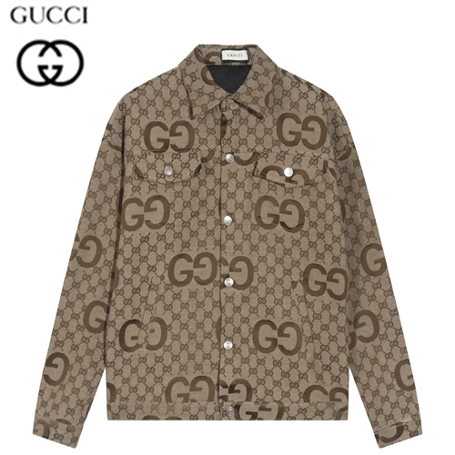 GUCCI-030410 구찌 베이지 GG 셔츠 남여공용