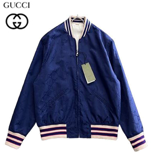 GUCCI-032715 구찌 네이비 GG 봄버 재킷 남여공용