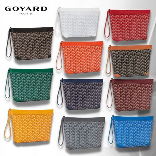 [스페셜오더]GOYARD-고야드 Conti pouch 콘티 파우치 남녀공용 클러치 백 24CM ▒10컬러▒