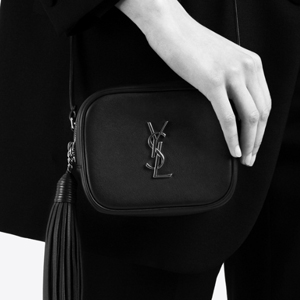 SAINT LAURENT-418593 생로랑 모노그램 블로거 백 블랙 