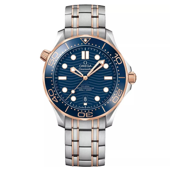 [스페셜오더][OBL]OMEGA 씨마스터 다이버 300M 세드나골드 블루 42mm 904L 1:1 Best Edition - 210.20.42.20.03.002