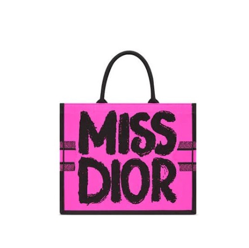 [스페셜오더]DIOR-디올 그린/블루 그래피티 자수 Book Tote 미디엄 숄더백 36cm - M1296ZEZY_M07I