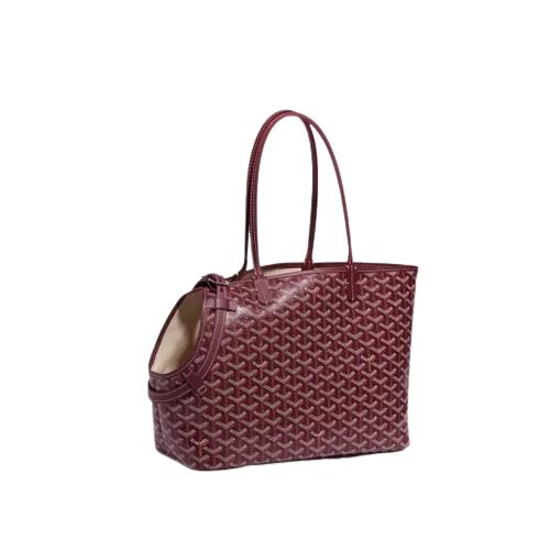 [스페셜오더]GOYARD-고야드 스카이 버건디 삭 시앙 그리 반려견 숄더백