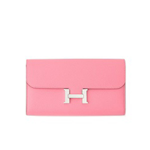 [스페셜오더]HERMES-에르메스 Constance Wallet 콘스탄스 핑크 월릿 EPSOM ORIGINAL LEATHER 