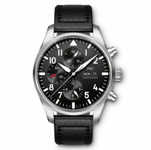 [스페셜오더][ZF]IWC-파일럿 워치 크로노그래프 블랙 43mm 1:1 Best Edition - IW377709