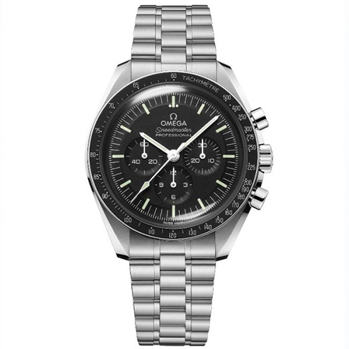 [스페셜오더]OMEGA-오메가 스피드마스터 문워치 크로노그래프 스틸 블랙 다이얼 42mm