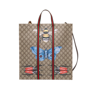 GUCCI-493610 8685 구찌 GG 수프림 벅스 프린트 토트 백 