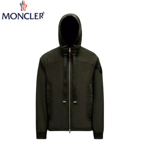 MONCLER-09071 몽클레어 카키 나일론 바람막이 후드 재킷 남성용