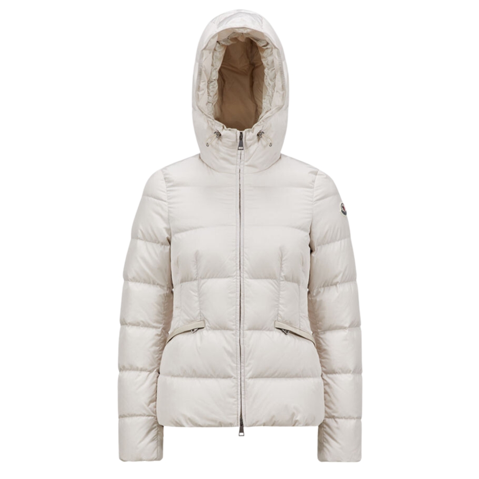 MONCLER-K20931A 몽클레어 Avoce 아보체 후드 쇼트 다운 재킷 화이트 여성용
