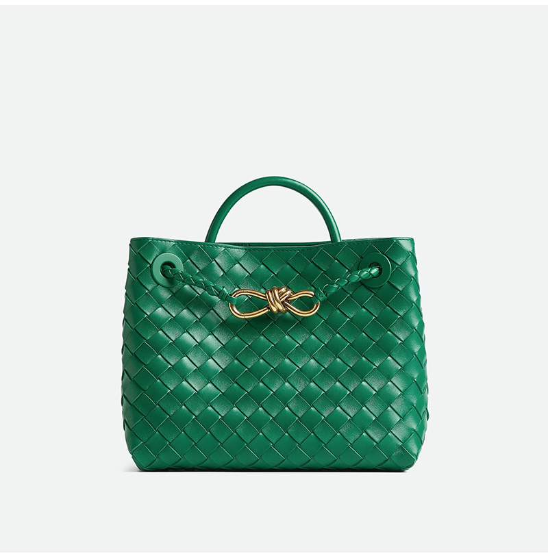 [스페셜오더]BOTTEGA VENETA-743568 보테가 베네타 정글(그린) 안디아모 스몰 탑 핸들 백 25CM(766014 동일제품)