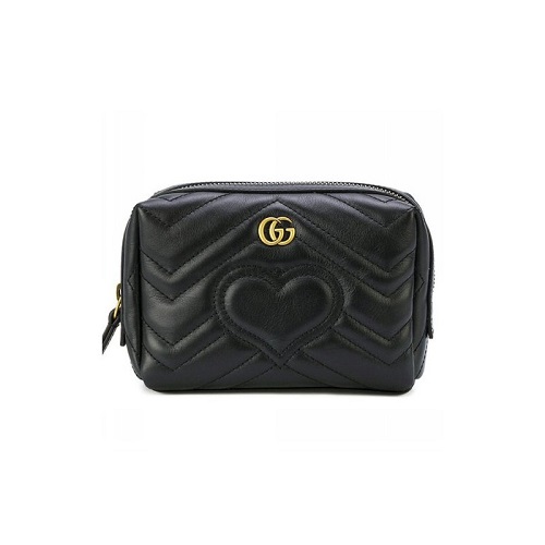 GUCCI-476165 1000 구찌 블랙 GG 마몽 코스메틱 파우치