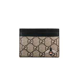 GUCCI-451277 8666 구찌 Gucci Bestiary 꿀벌 프린트 GG 수프림 카드 케이스