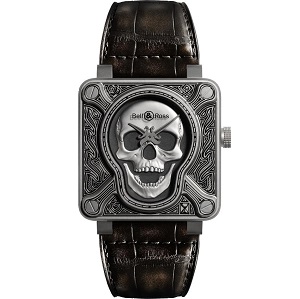 [스페셜오더]Bell&Ross-벨&로스 BR 01 Burning Skull 버닝 스컬 리미티드 에디션 워치 46mm