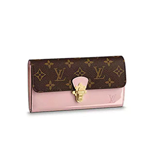 [스페셜오더]LOUIS VUITTON-M61719 루이비통 모노그램 페이턴트 송아지 가죽 Rose Ballerine 체리우드 월릿