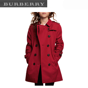 [스페셜오더]BURBERRYI-40094981 버버리 샌드링엄 헤리티지 레드 트렌치코트 아동용