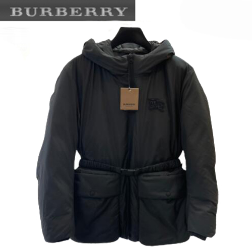 BURBERRY-11144 버버리 블랙 패치 장식 패딩 여성용