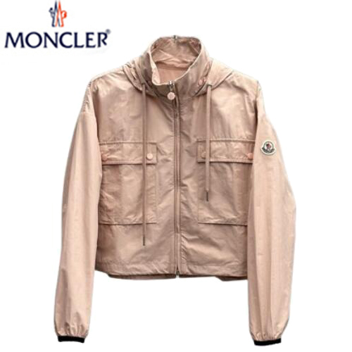 MONCLER-04084 몽클레어 라이트 핑크 LEDA 바람막이 후드 재킷 여성용