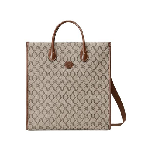 [스페셜오더]GUCCI-674155 8563 구찌 베이지 GG 수프림 인터로킹 G 미디엄 토트백