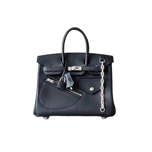 [스페셜오더]HERMES-BK25 에르메스 블랙 Birkin Rock 25