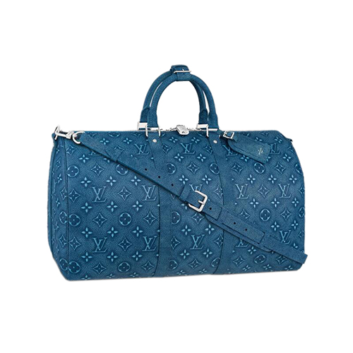 [스페셜오더]LOUIS VUITTON-M21375 루이비통 데님 블루 모노그램 키폴 반둘리에 50