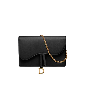 [스페셜오더]DIOR-S5620 디올 블랙 송아지 가죽 SADDLE 클러치백