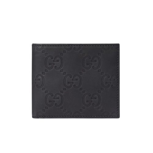 [스페셜오더]GUCCI-771309 1000 구찌 블랙 GG 러버 효과 반지갑