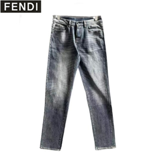 FENDI-10176 펜디 블루 백 버그 아이 디테일 청바지 남성용