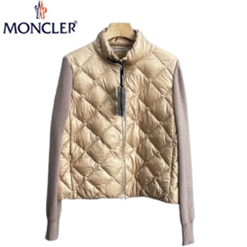 MONCLER-12226 몽클레어 누드 핑크 퀄팅 다운 가디건 여성용